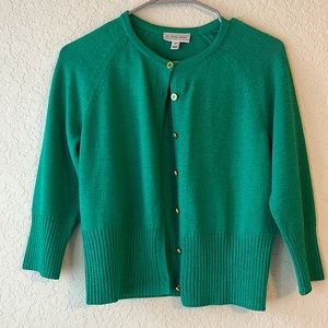 Emerald green Cardigan by St. John